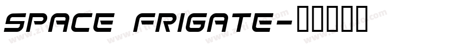 Space Frigate字体转换